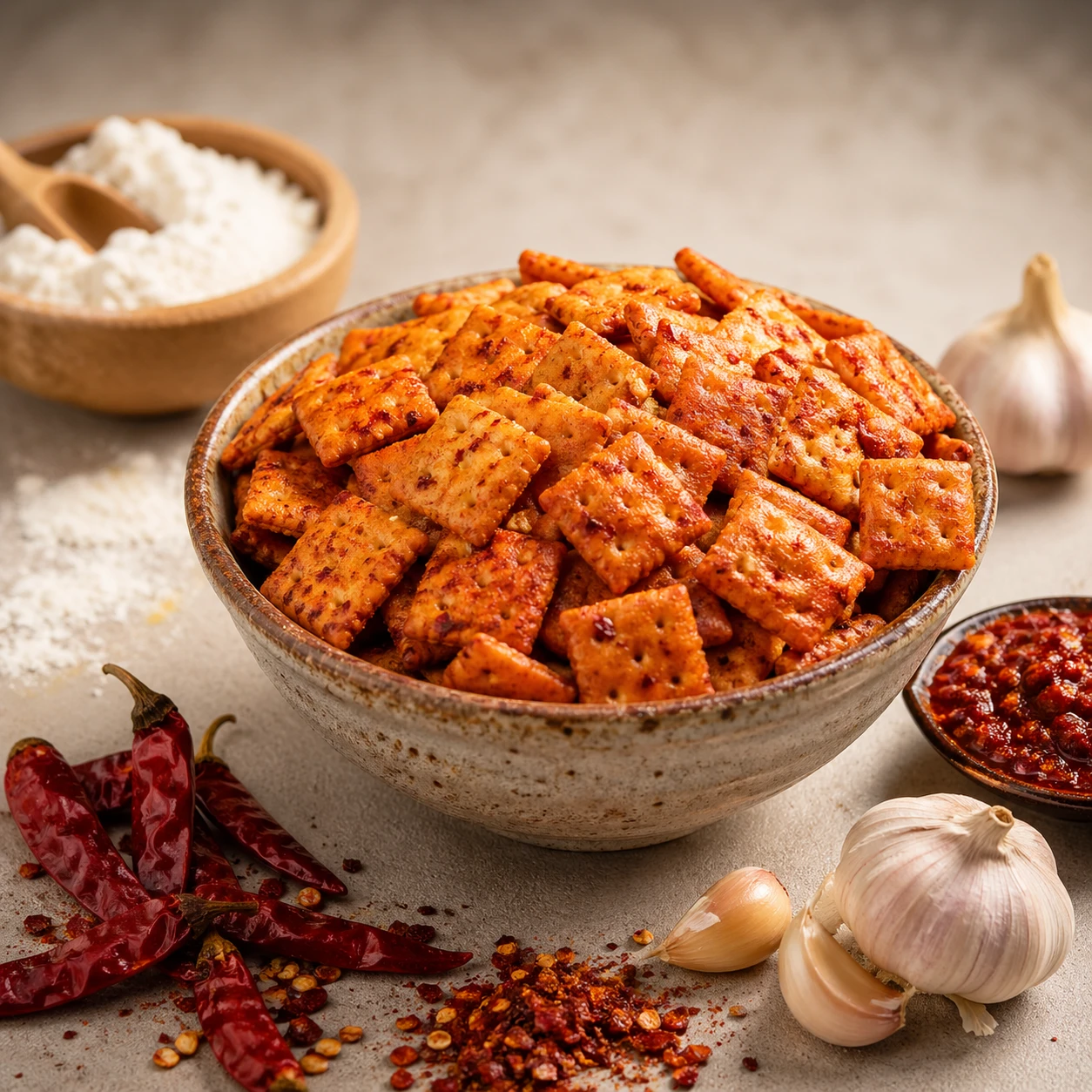 Schezwan Cracker
