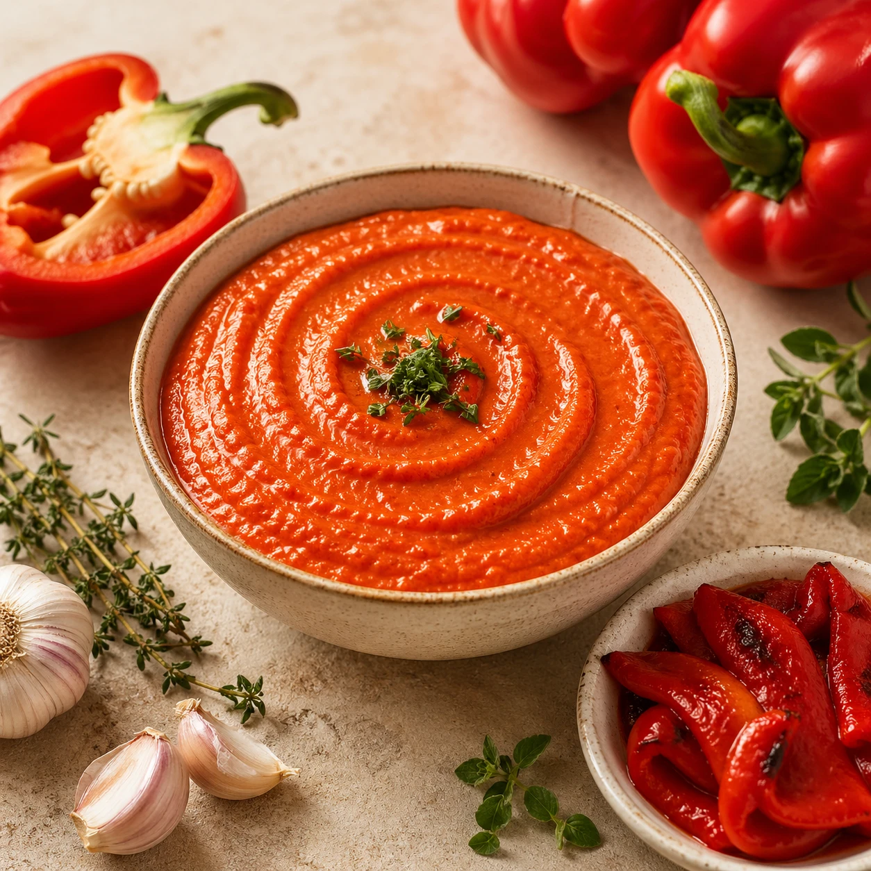Red Bell Pepper Dip