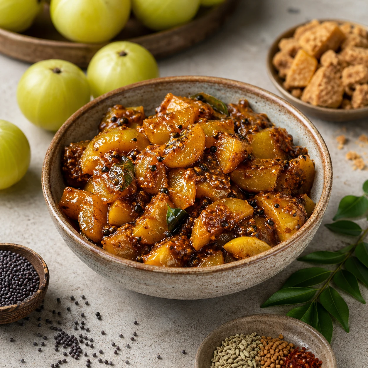 Amla Pickle (Sweet & Sour)