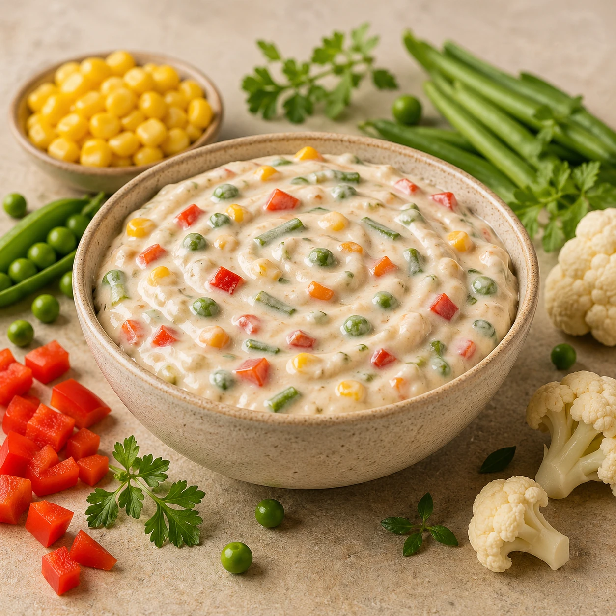 Cream Vegetable Dip