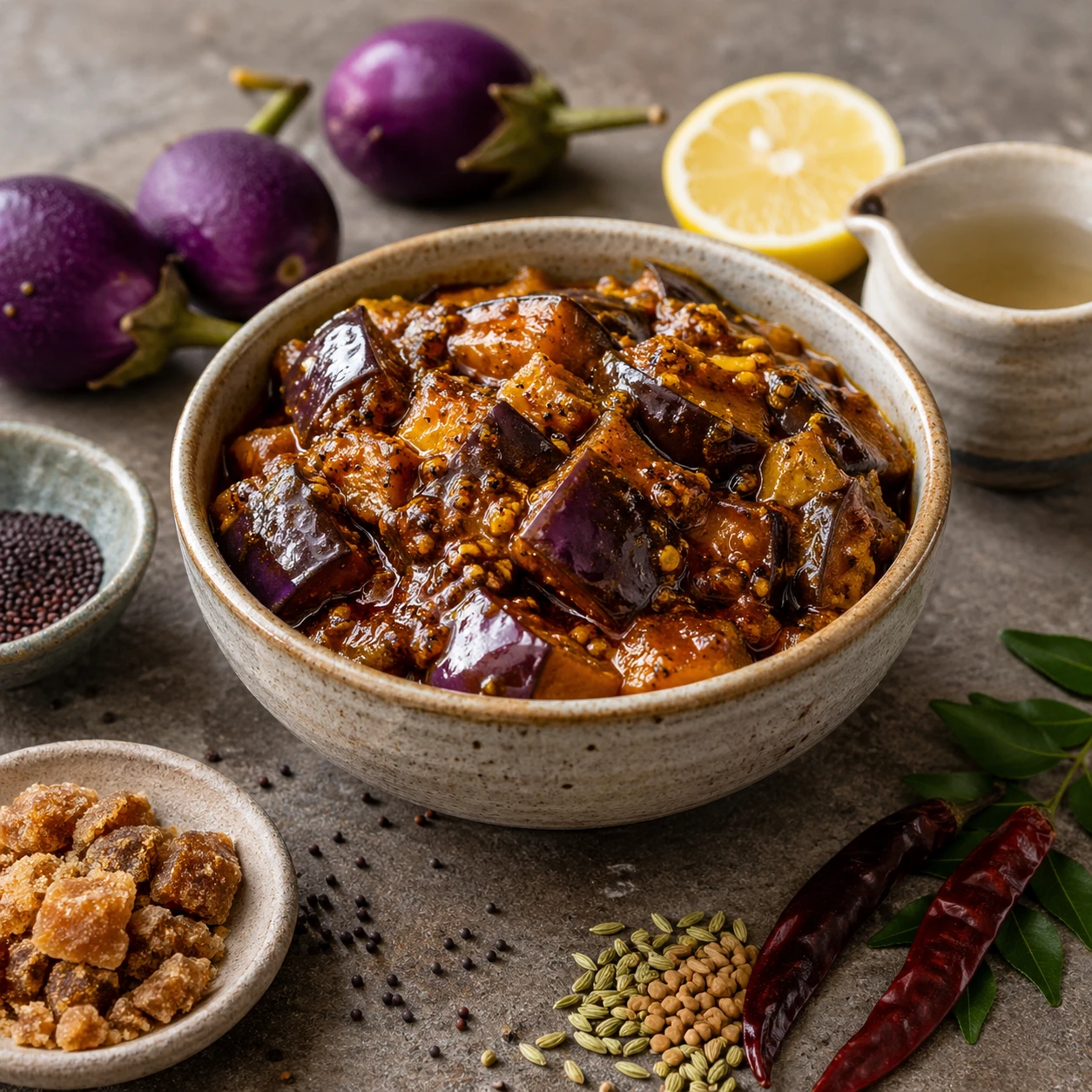 Brinjal Pickle (Sweet & Sour)