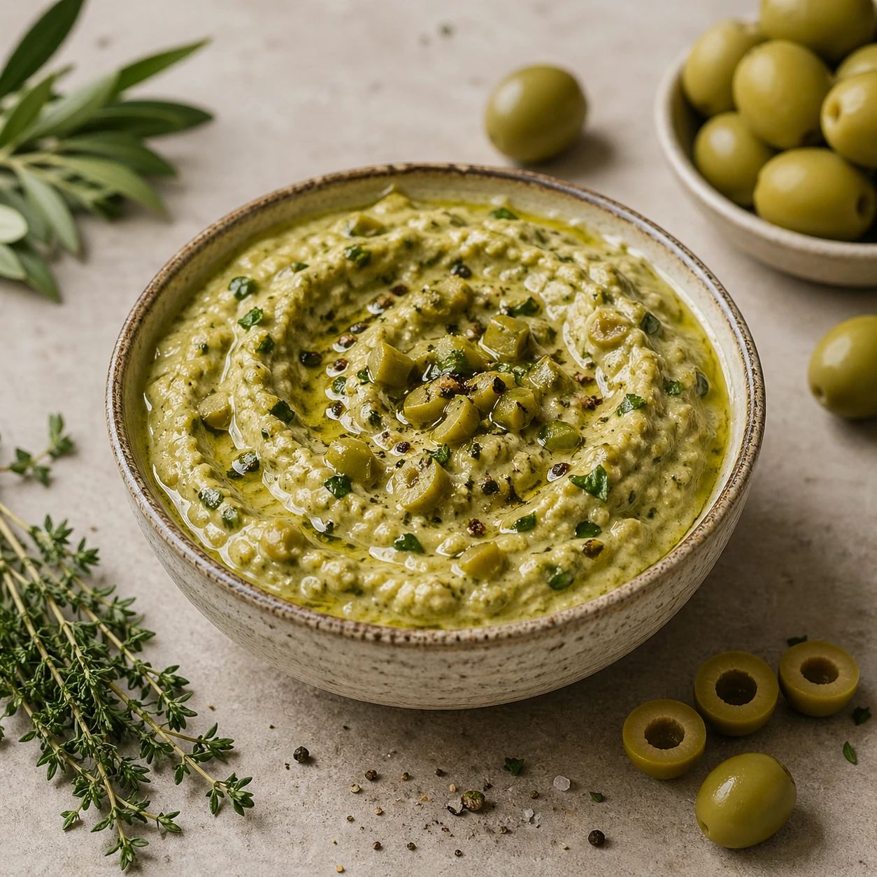 Exotic Green Olives Dip