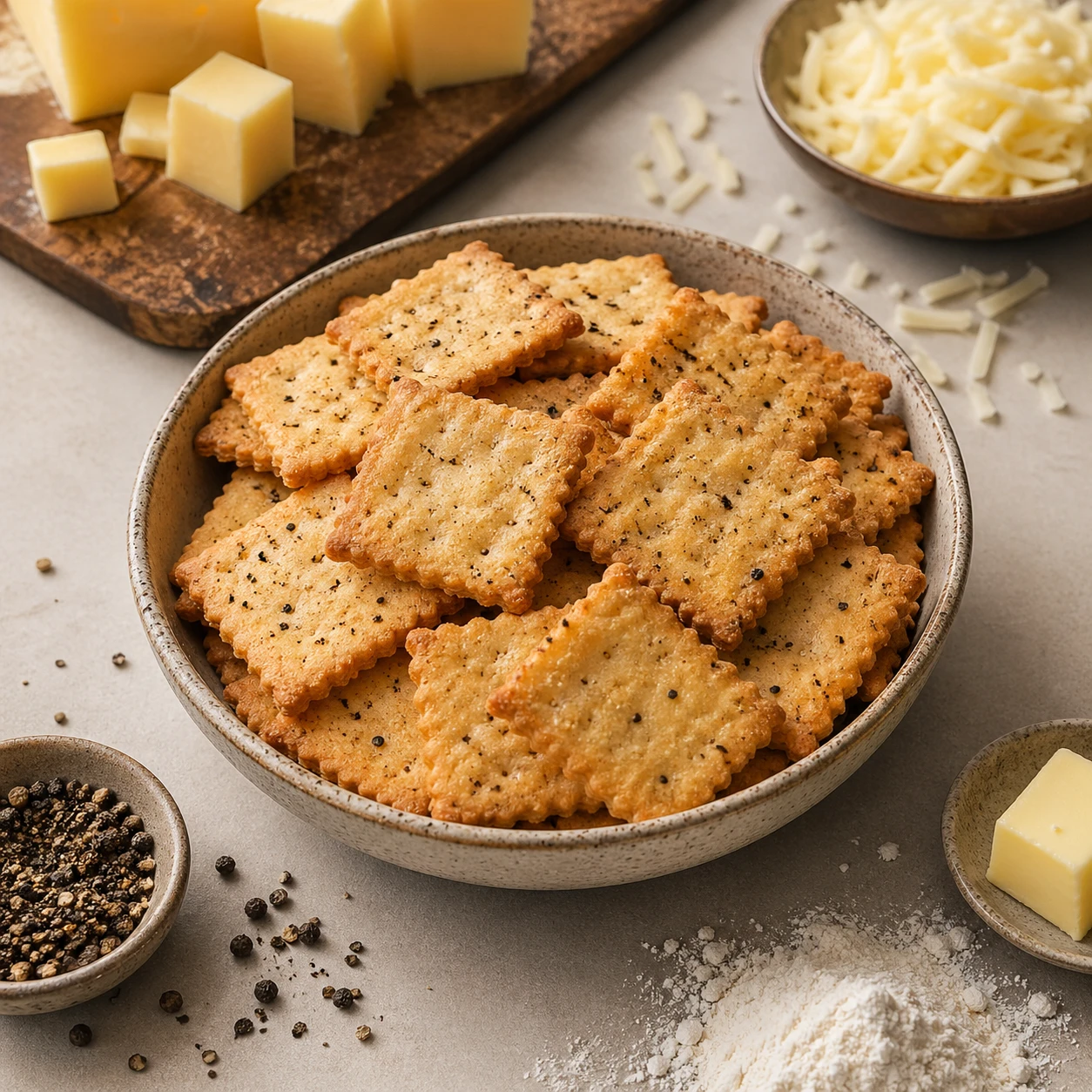 Cheese Pepper Cracker