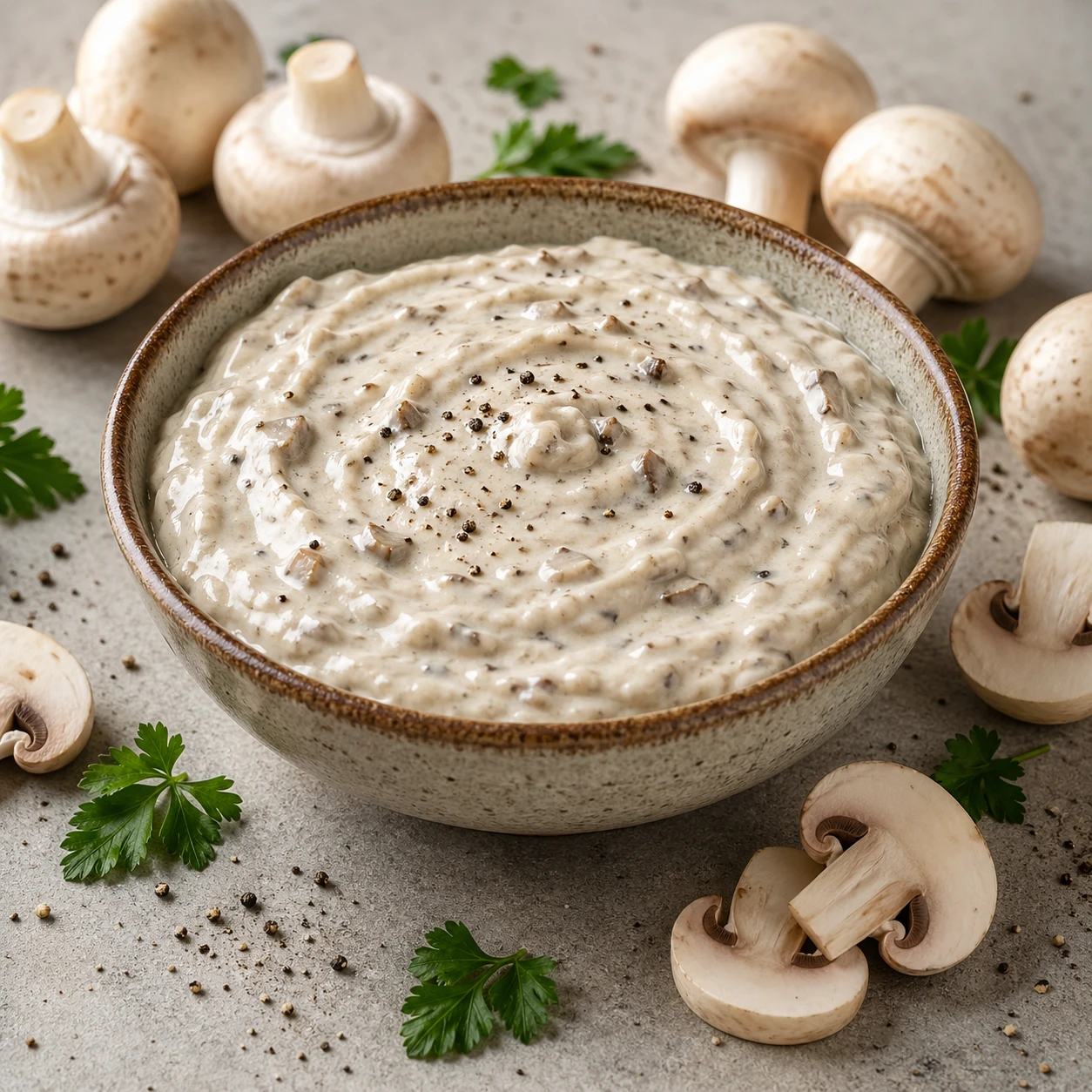 Mushroom Mayo Dip