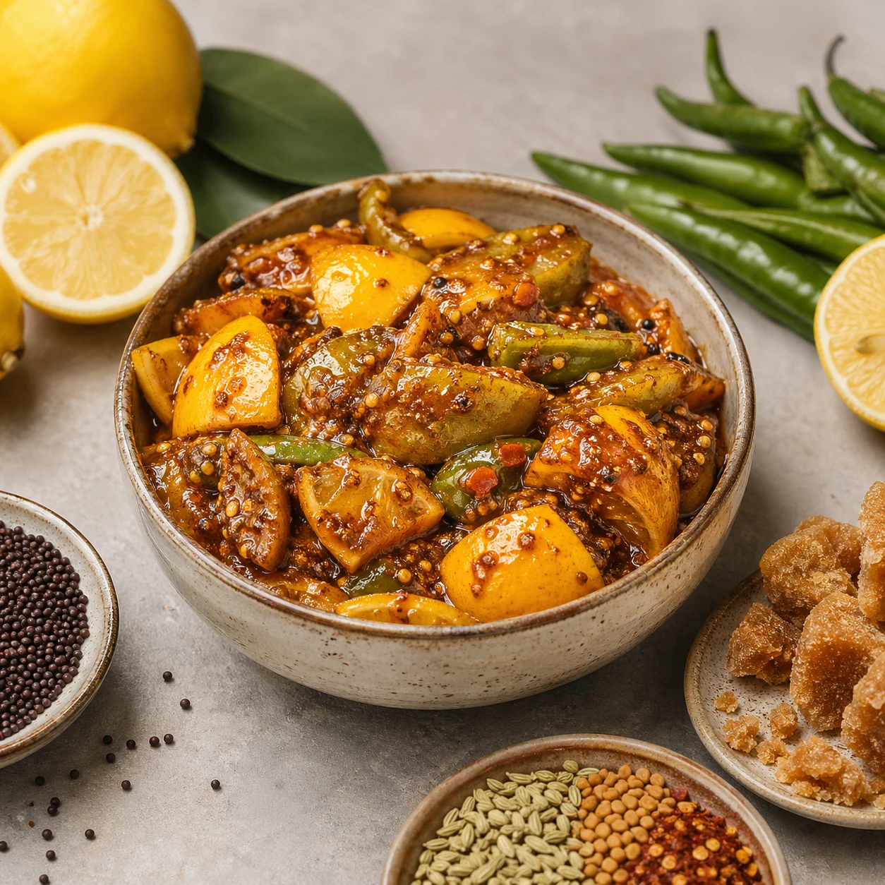 Lemon Chilli Pickle (Sweet & Sour)