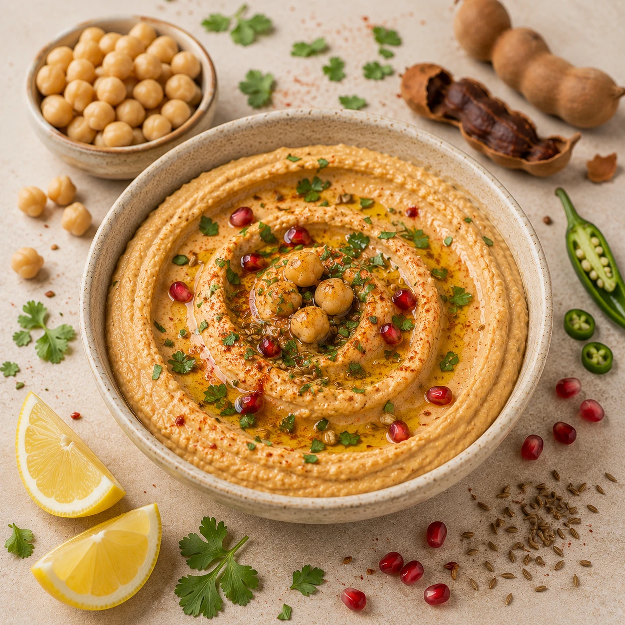 Chatpata Hummus