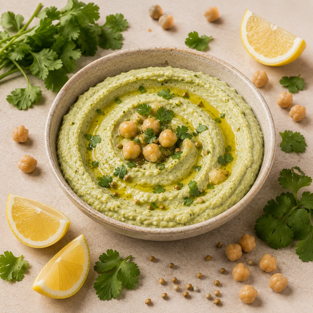 Coriander Hummus