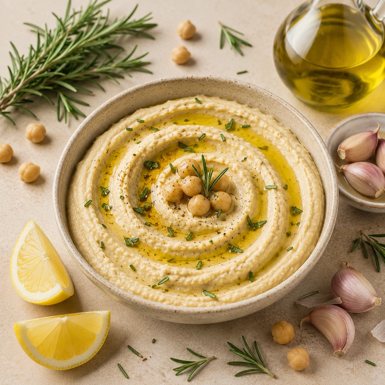 Rosemary Hummus